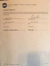 EMI signatures on agreement