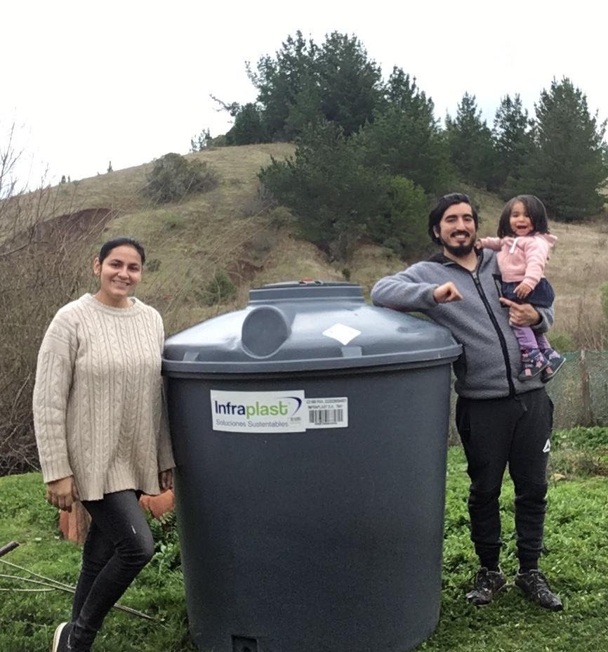 New water storage tank