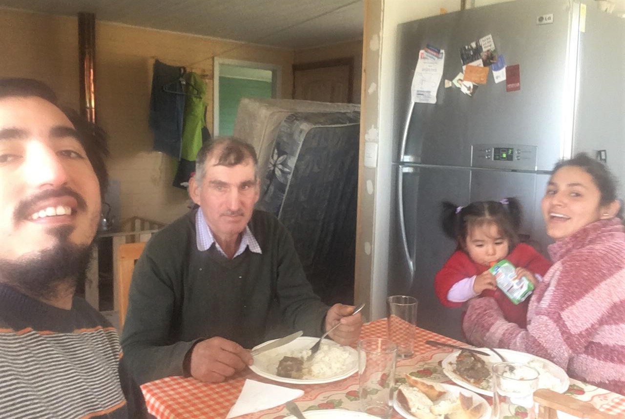 With Luis over for a meal