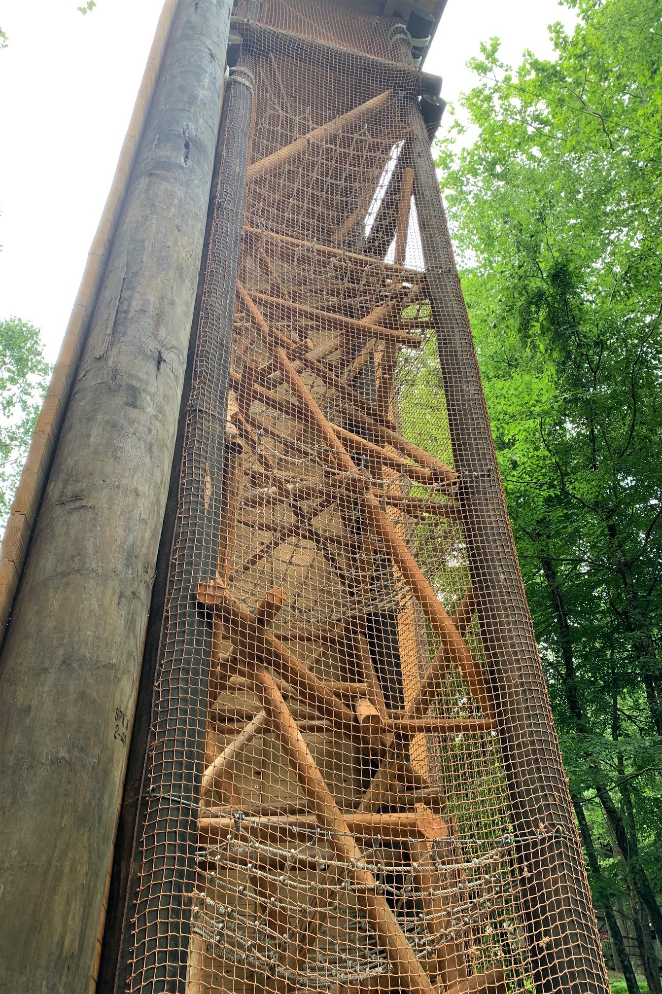 Appalacian climbing tower